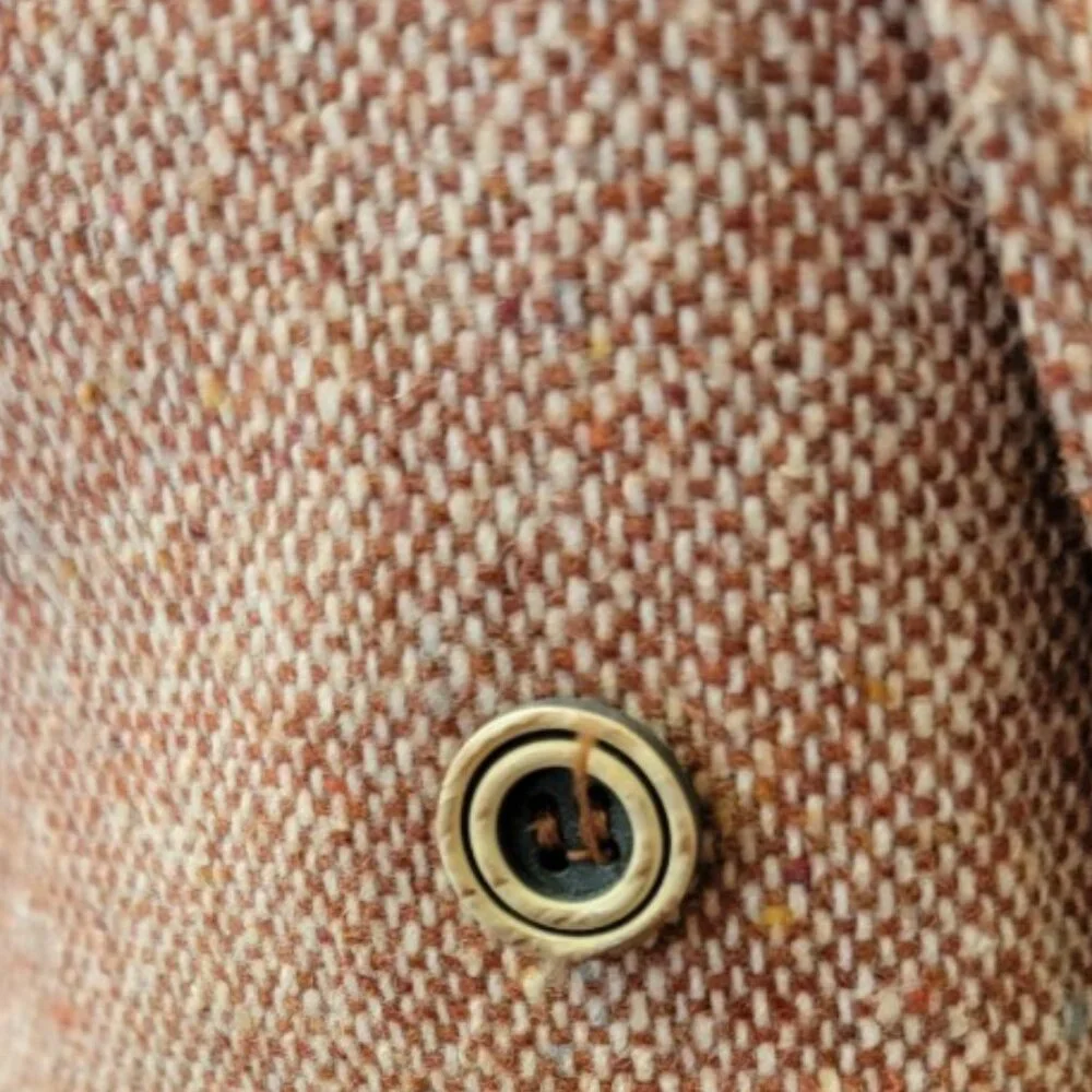 FABULOUS 3-PIECE VINTAGE TWEED SUIT 1970'S ERA - Picture 3 of 11